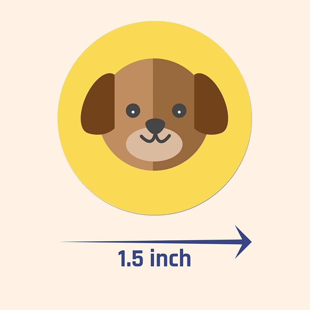 96Pcs Zoo Animals Children Stickers Roll Adhesive Diary Label Sticker For Kids Children Diy School Stationery Cute Sticker