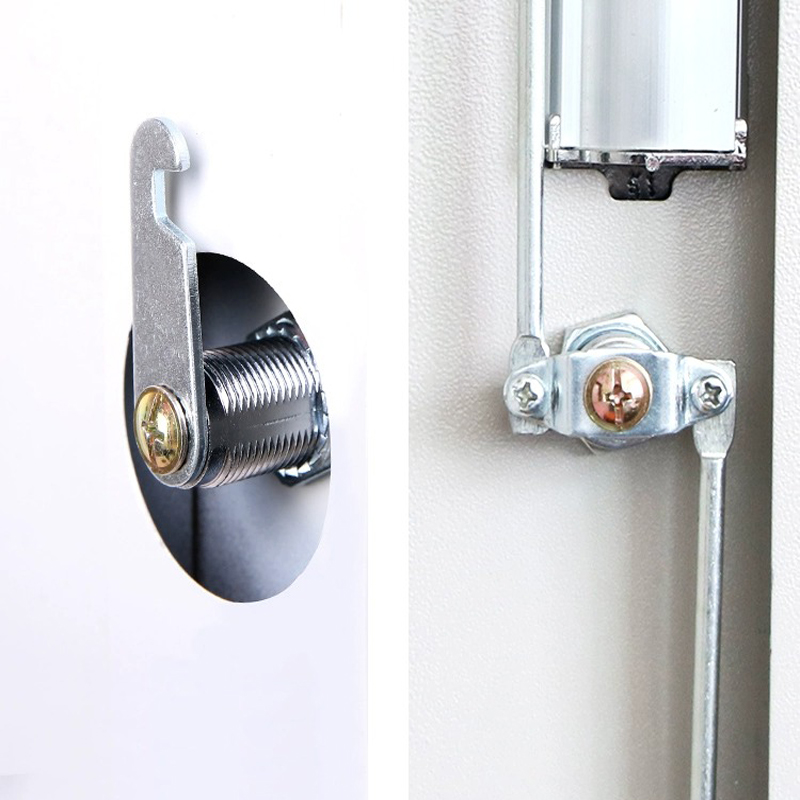Archiefkast Slot Metalen Kastdeur Kantoorkast Locker Brievenbus Kastslot Aluminium Slot Kern Drijfstangslot