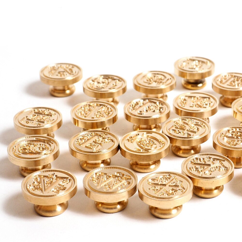 Retro 26 Letter Pattern Wax Seal Stamps Wooden Sealing Scrapbooking Stamp Ancient Seal Post Letters Craft DIY Decoration Tool