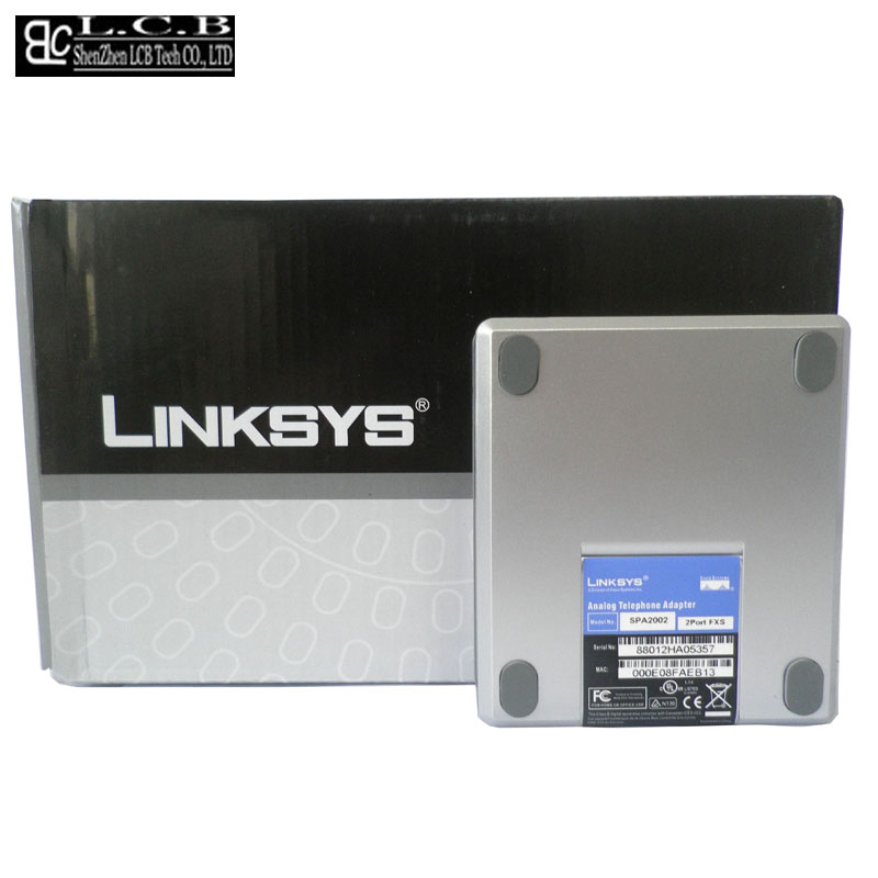 Linksys SPA2002 Unlocked 2 FXS SIP IP VoIP Phone Adapter PBX Phone Telefone Server System
