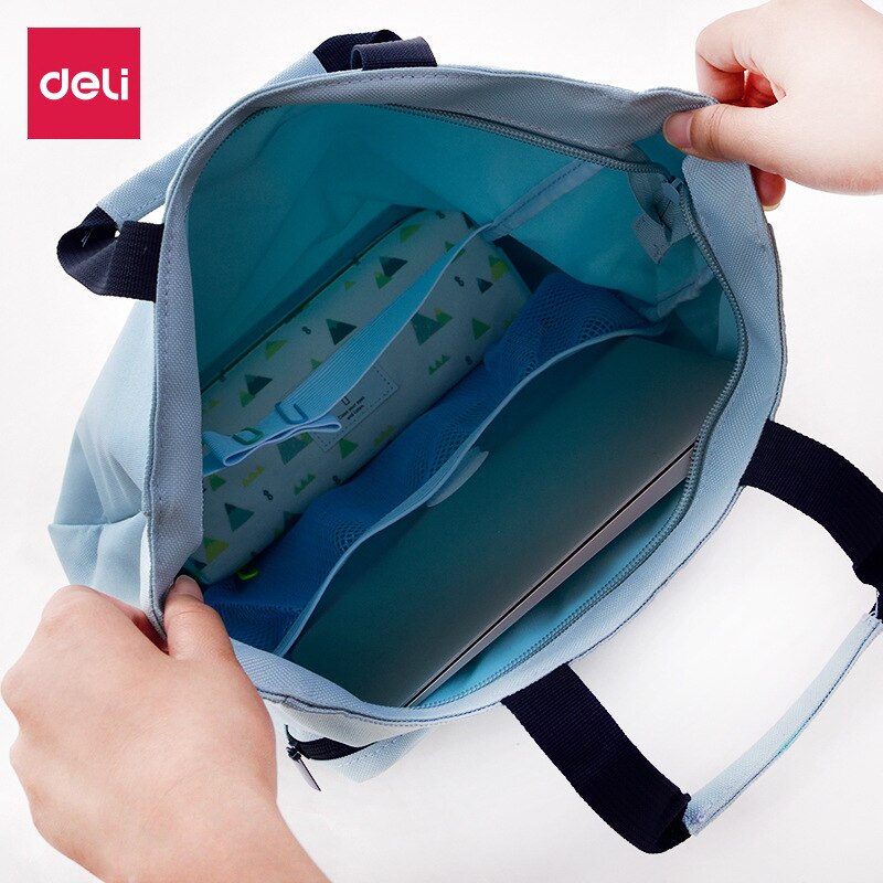 Sac de classement en toile de charcuterie pour étudiants avec sac de cours simple pour femme, sac de cours multifonctionnel de grande capacité