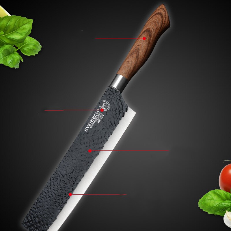 Rvs Keukenmessen Chef Slicer Schilmesje Set Gereedschap Gesmeed Keukenmes Schaar Keramische Dunschiller