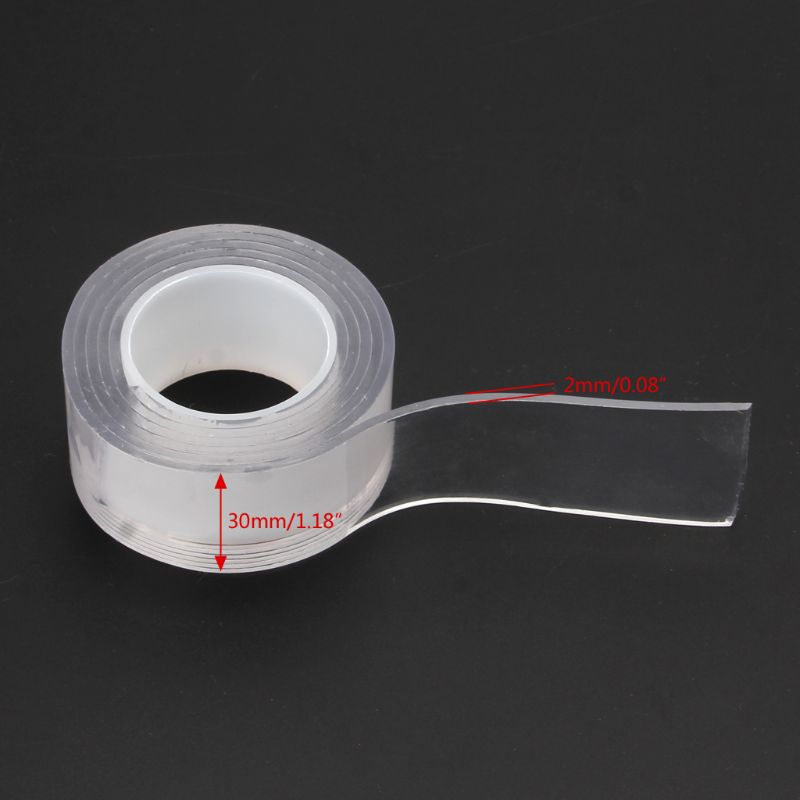 Herbruikbare siliconen tape universele antislip dubbelzijdige muurstickers