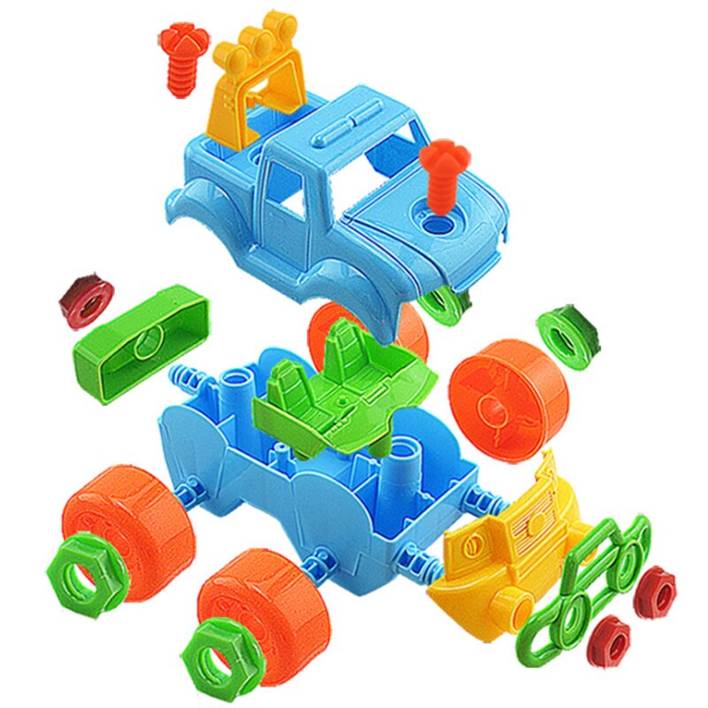 Kinderen Educatief Hands-On Diy Auto Speelgoed Demontage Off-Road Voertuig Auto Kids