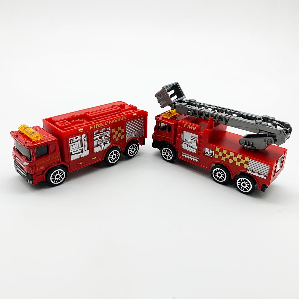 Camión de bomberos modelo escala 1:87 HO, escalera contra incendios, modelo de ferrocarril Diorama: Default Title
