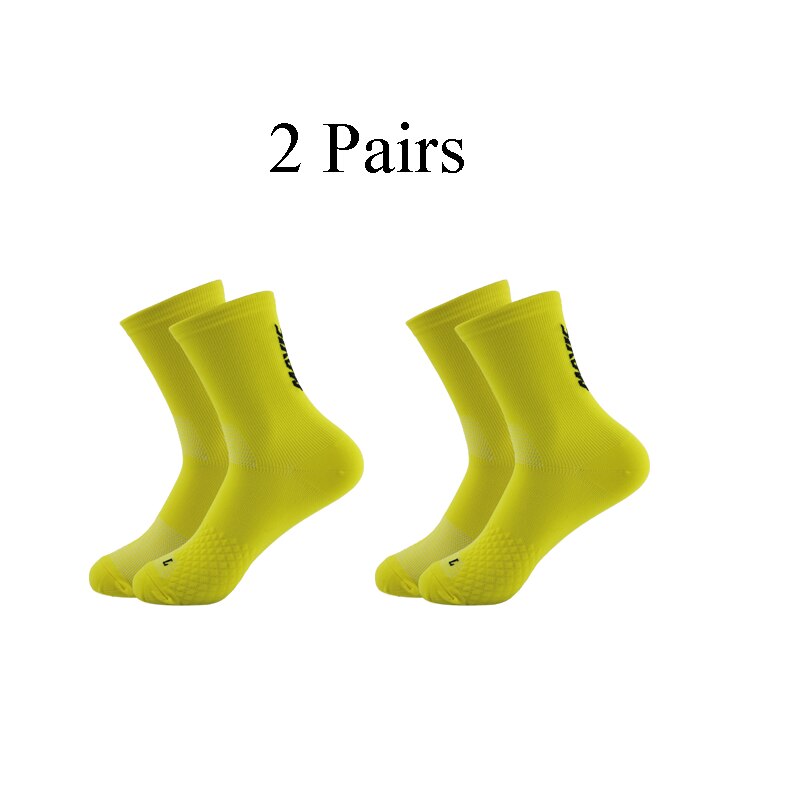 Calcetines antideslizantes Unisex, Fondo de toalla, calcetines de deporte para exteriores, 2 pares: e