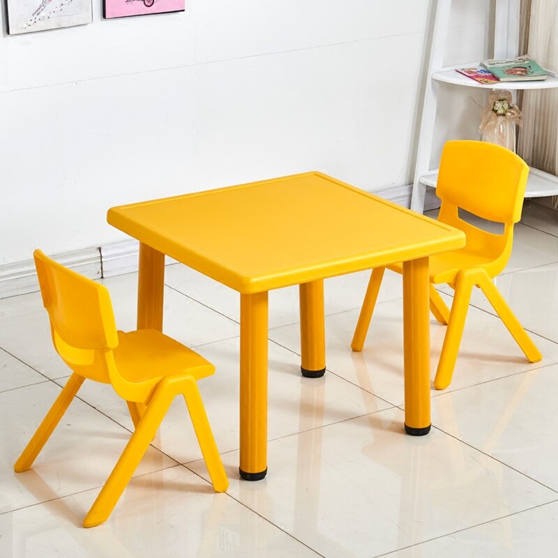 Kleuterschool Plastic Tafels En Stoelen Speelgoed Spelletjes Tafel Schilderijen Tafel