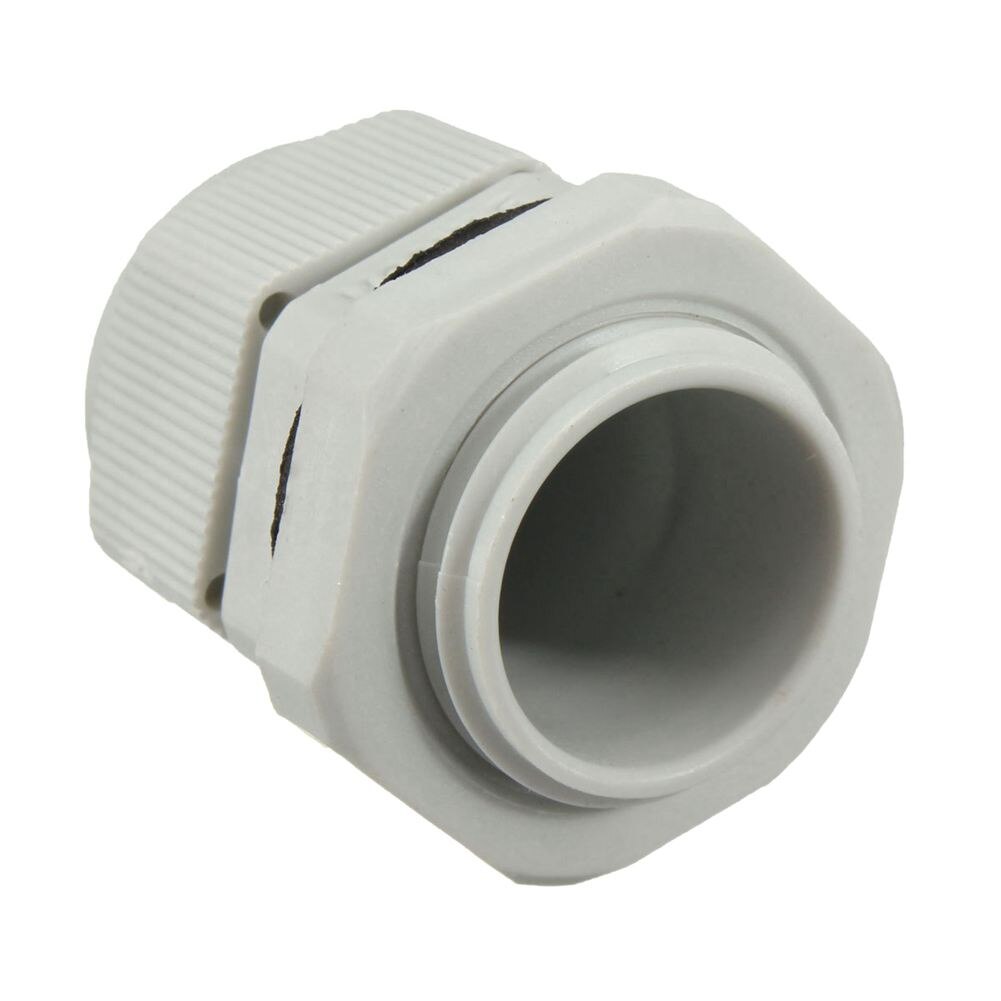 5 x Cable Gland M20 20mm Waterproof Compression Cable Stuffing Gland Lock White IP68 Waterproof