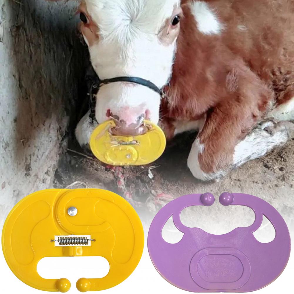 Elastische Veilig Textuur Koe Kalf Weaner Neus Doorn Stevige Kuit Neus Ring Fall-Proof Voor Farm