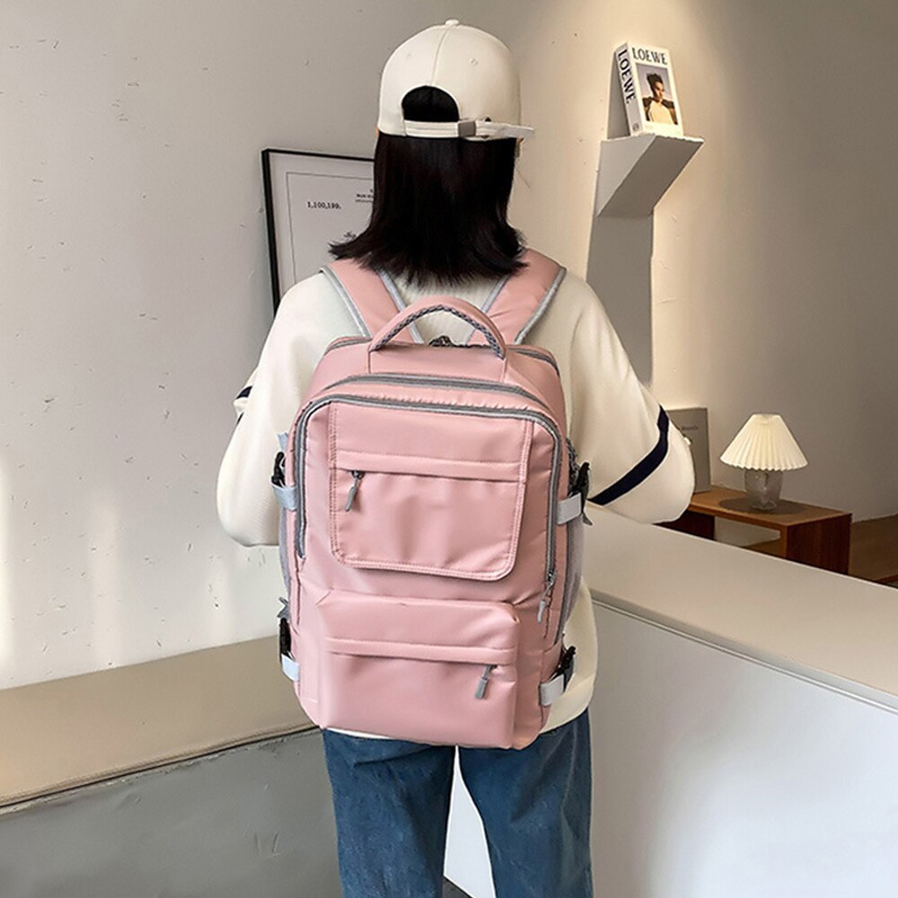 Gym Travel Bag Waterproof Nylon Sports Backpack Women Yoga Swimming Fitness Bags Dry Wet Separation With Shoe Compartment X213A