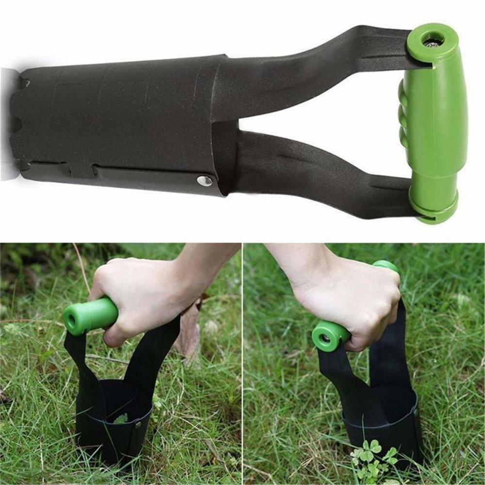 Metal Vegetable Plants Seedling Transplanting Gardening Yard Planter Hand Tools Weeding Family Vegetable Transplanting Tube