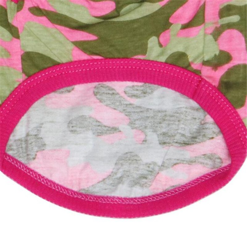 Woodland Camouflage Pet Dog Clothes Cotton Vest Dogs Cats Clothes Teddy Pet Clothing Wholescale