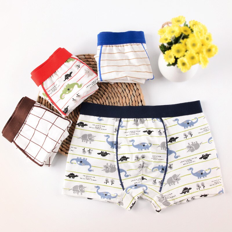 Boys Clothes Teen Underwear Panties Kids Cotton 6 Pieces Lot: M-15KG
