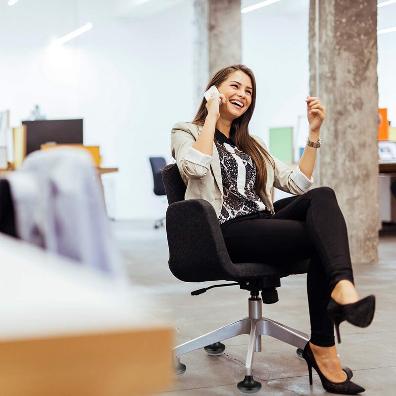 SV-5Pcs Bell Glijdt Vervanging Bureaustoel Wielen Stopper Bureaustoel Zwenkwiel Wielen, 2 Inch Kruk Bel Glijdt