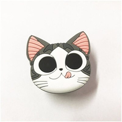Cartoon animal handle bracket airbag bracket mobile phone suitable for mobile phone base cat mobile phone accessories: 1