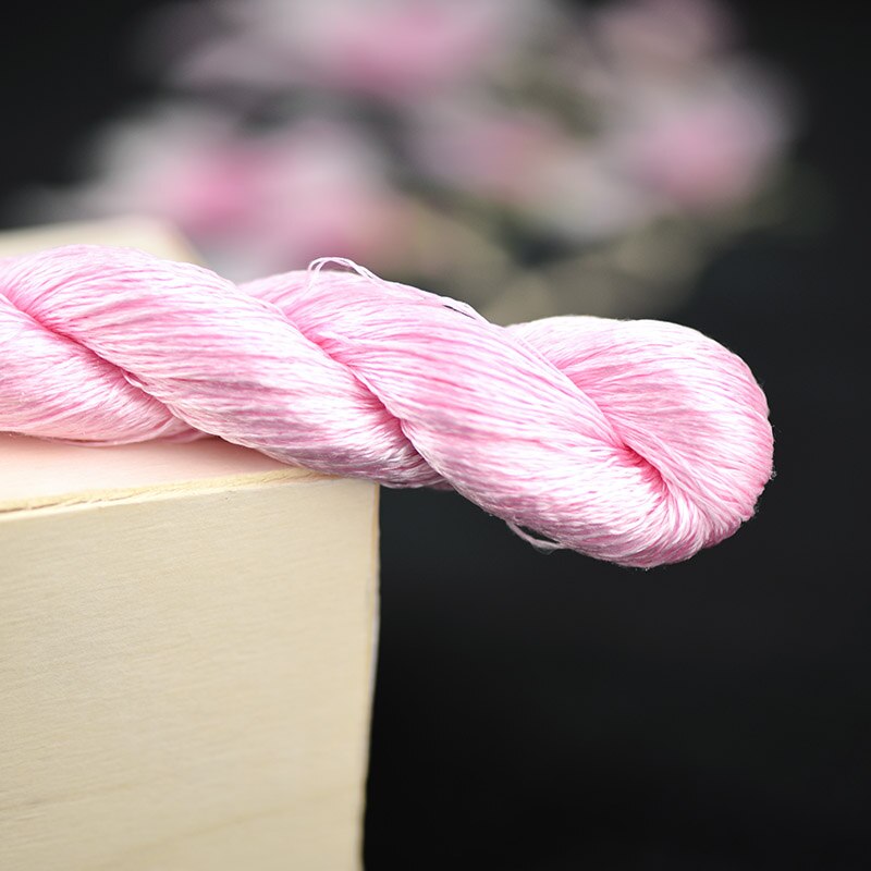Zijde Borduurgaren/100% Zijden Draad/Hand Borduren Borduren Kruissteek/Rose Roze/9 Pure Kleuren: 2