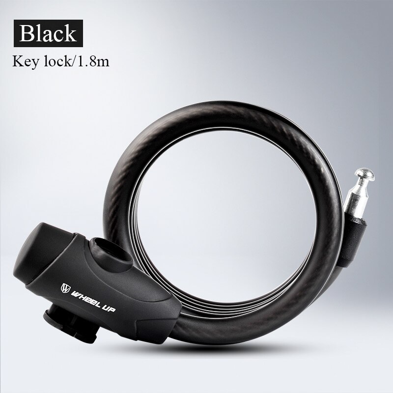 Steel Cable Bicycle Lock Folding Bike Lock On Bicycle Anti-Theft Bicycle Key Bike Locks Bike SAFETY Accessories: Key Lock 1.8M