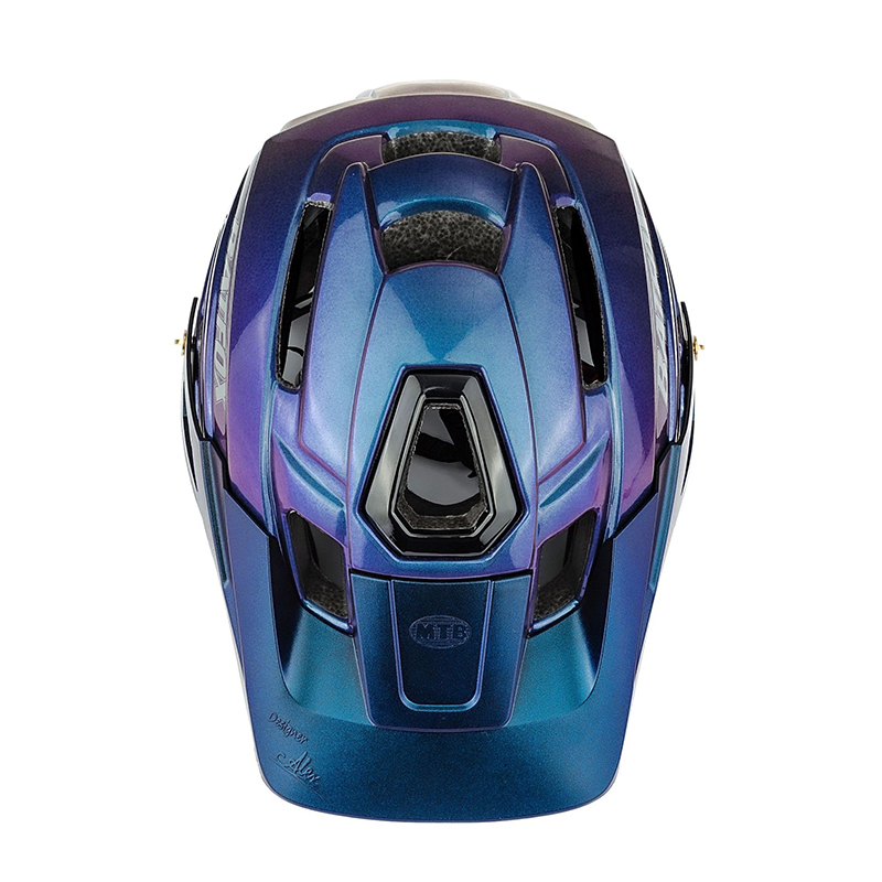 BATFOX Bicycle Helmet Chameleon Gradient Color Riding Mountain Bike Cycling Helmet Skateboard Helmet Safety Helmet