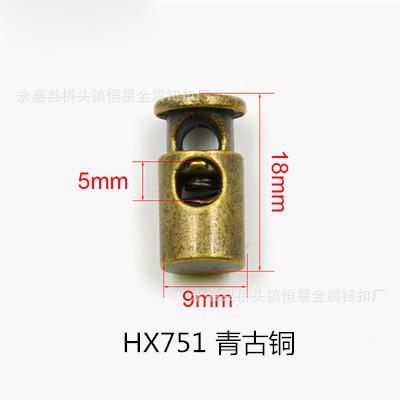 Tee itse vaatteet ompelu tulppa metalliseos metallipinnoitus jousi kellon tarvikkeet ripustuskello köysi solki narun pää 100pc/ erä: B