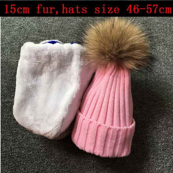 Skullies pipot lapsille turkis pallo lippalakki talvihatut lasten lapset pojat tytöt pom pom skullies pipot lapsille pompon hattu: Vaaleanpunainen / 7-60 vuotta (50-58cm)