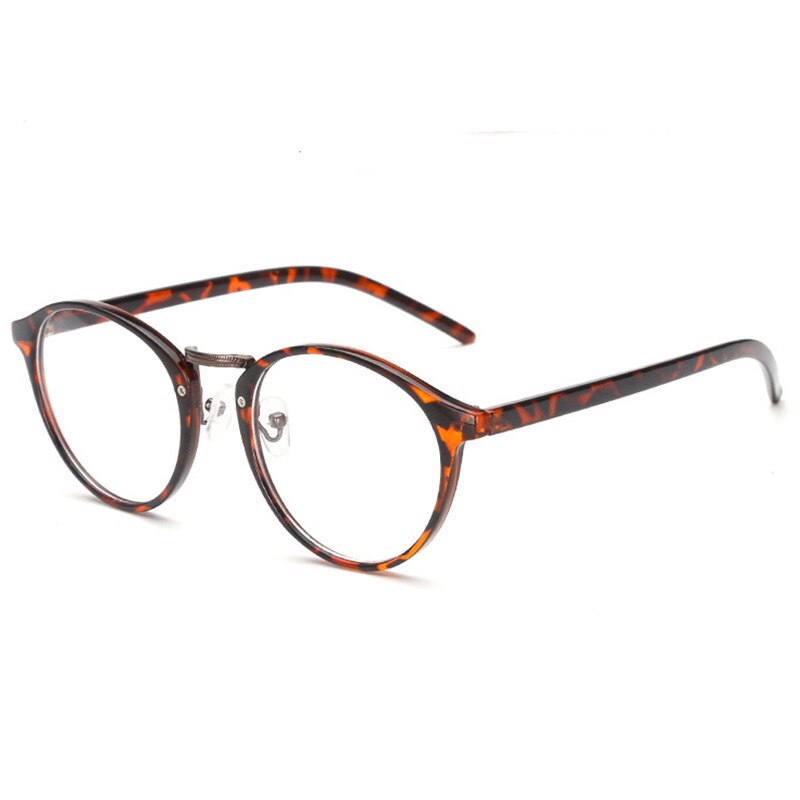 Elbru vintage runda glasögonbågar retro dambågar klar lins glasögonmärke gafas de sol gafas glasögon glasögon: C2