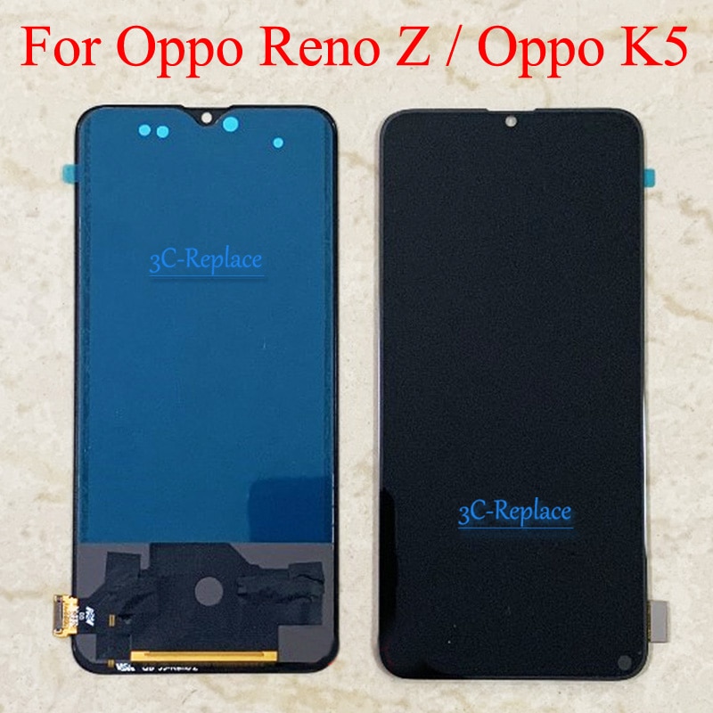 TFT Schwarz 6,4 zoll Für Oppo Reno Z CPH1979 PCDM10 PCDT10/Für Oppo K5 LCD Anzeige Touchscreen Digitizer Montage Ersatz