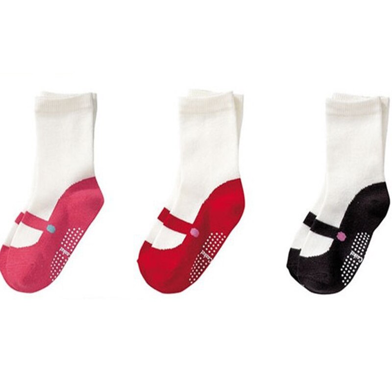 5 paia di scarpe imitazione cotone calzini per bambini All-Match Ballet Dance TWS0139: MULTI
