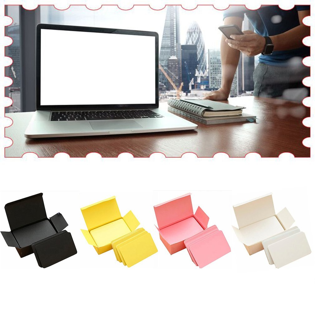 Thickening Blank Diy Graffiti Rounded Small Cards Word Cards Sticky Note Card Message Cards