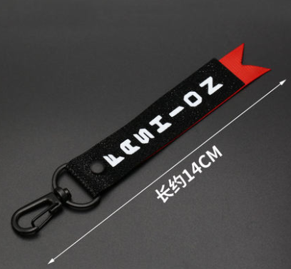 Engelska brev band lanyard mobiltelefon nyckelring hänge kläder byxor vilda dragkedja huvud tillbehör: 8