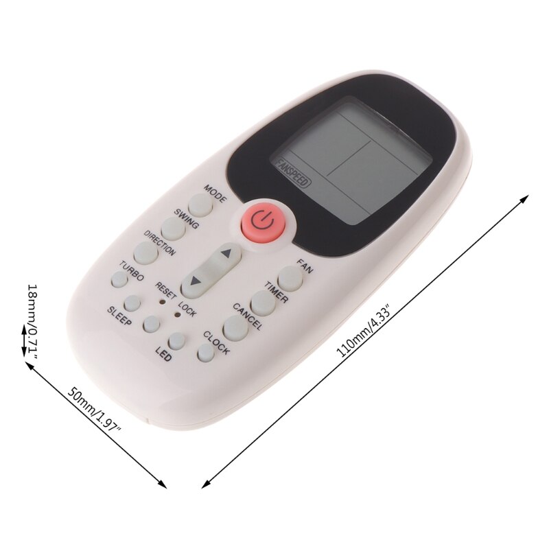 Remote Control Replace For Midea Tornado Air Conditioner R06/BG R06/BGE R06/BGCE