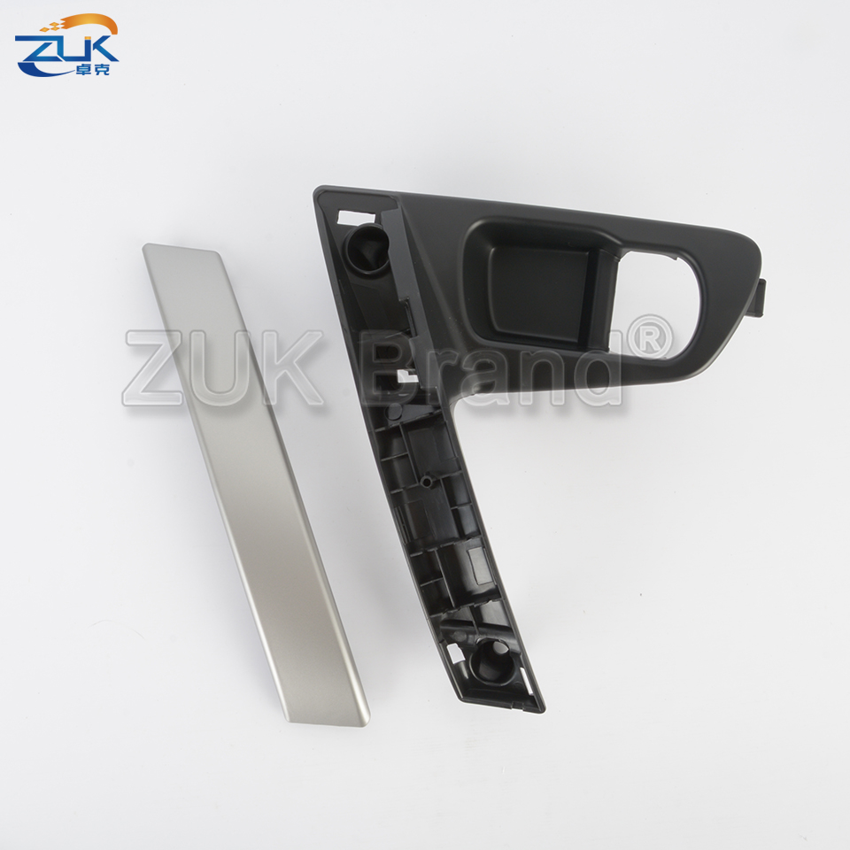 Auto Voor Binnendeur Handvat Basis Zwart Zilver ABS Trim Cover Voor Nissan Qashqai J10 2007