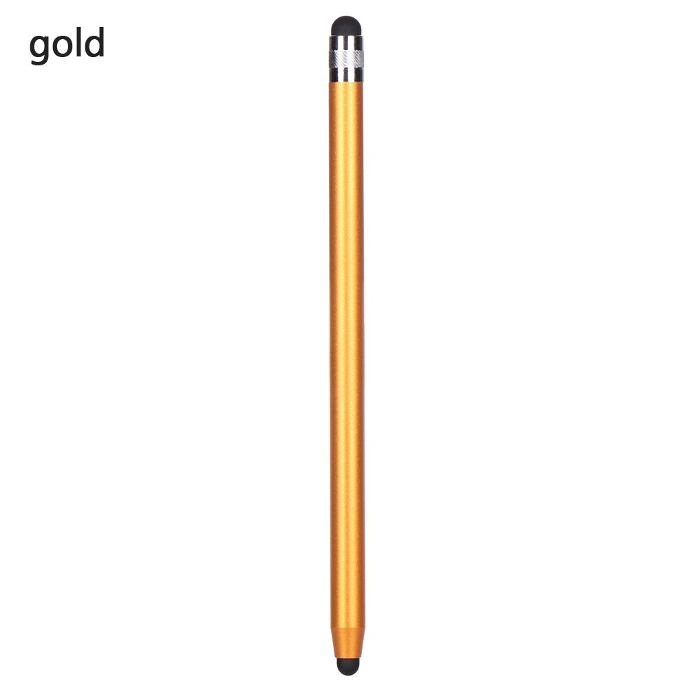 Universal Capacitive Screen Touch Pen for Mobile Phone 2 in 1 Stylus Pen Drawing Tablet Pens Smart Pen Accessories: Type1 gold