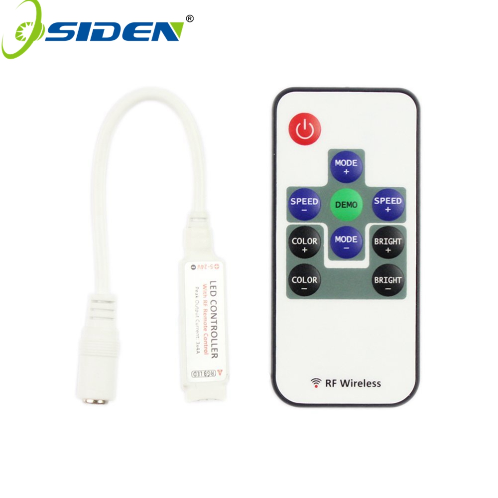 RF RGB Controller Mini RF Wireless LED Remote Controller voor RGB 5050/3528 LED Verlichting Strips RGB RF Controller