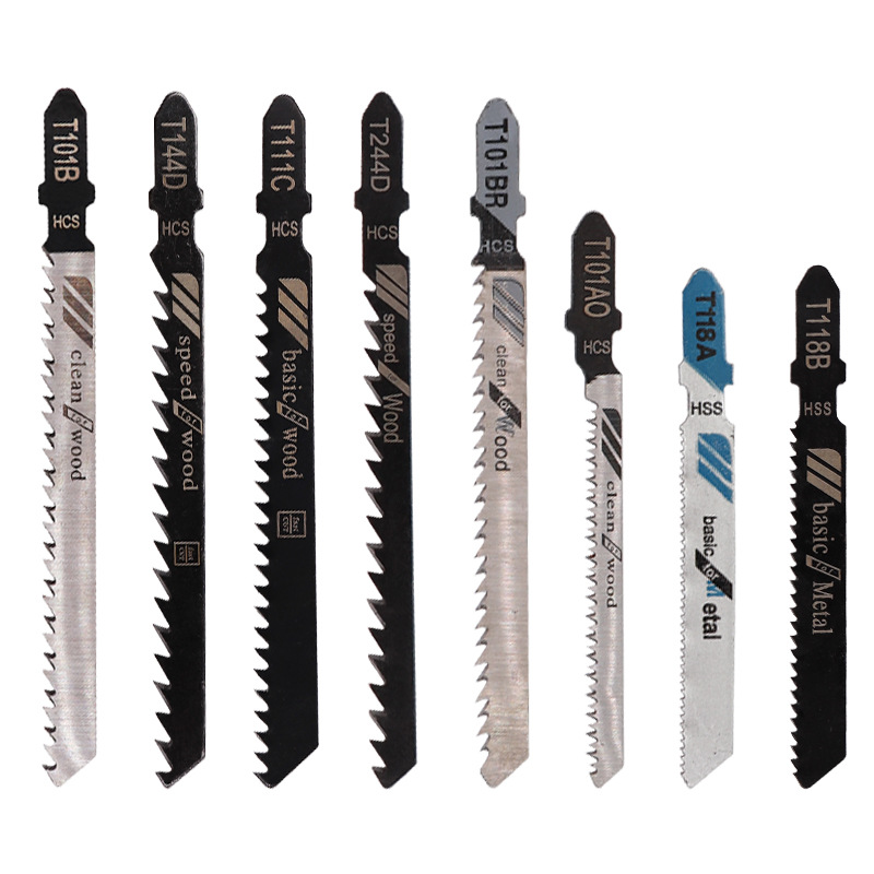 80-delige gebogen zaagbladset Diverse T-schacht vervangende messen voor het zagen van hout, kunststof en metaal Veelzijdige zaagbladenkit