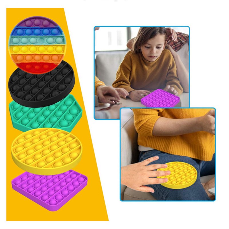 Dropship naciskać Muzyka pop bańka zabawka sensoryczna autyzm potrzebuje Squishy naprężenie Reliever zabawki śmieszne antystresowe Muzyka pop to denerwować Reliever stres