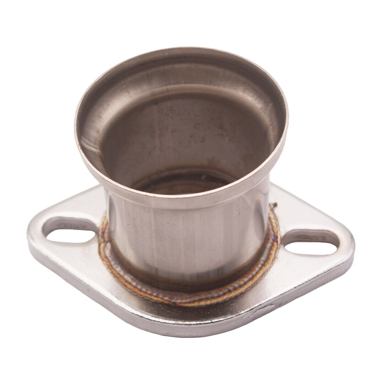 3" Stainless Steel Pipe to 2.5" 2 bolt Flange Reducer Downpipe Turbo Exhaust