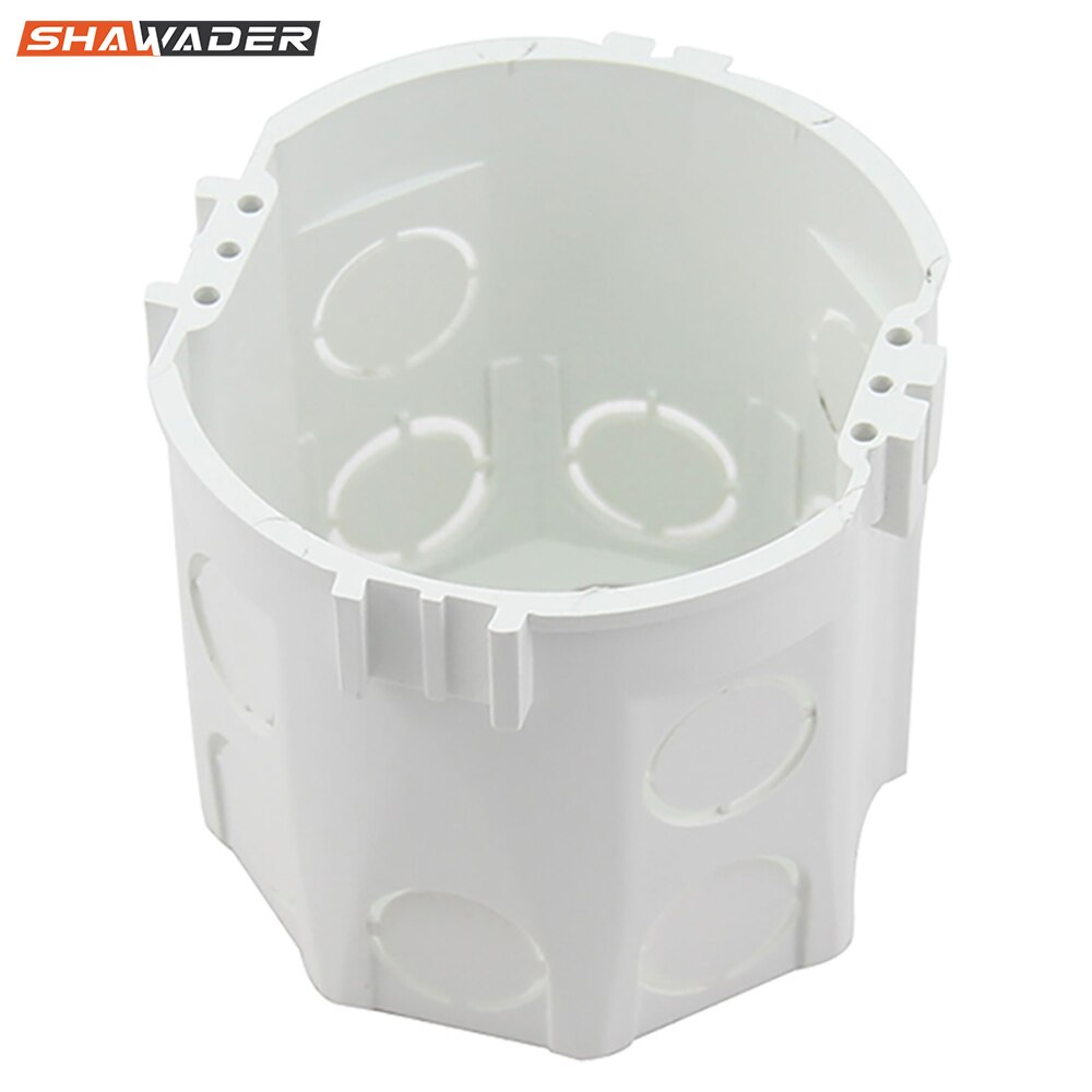 Junction Box EU Germany Standard Electrical Mounting Rectangle Handy Secret Stash Conduit Wall Mount Switch Boxes PVC Material