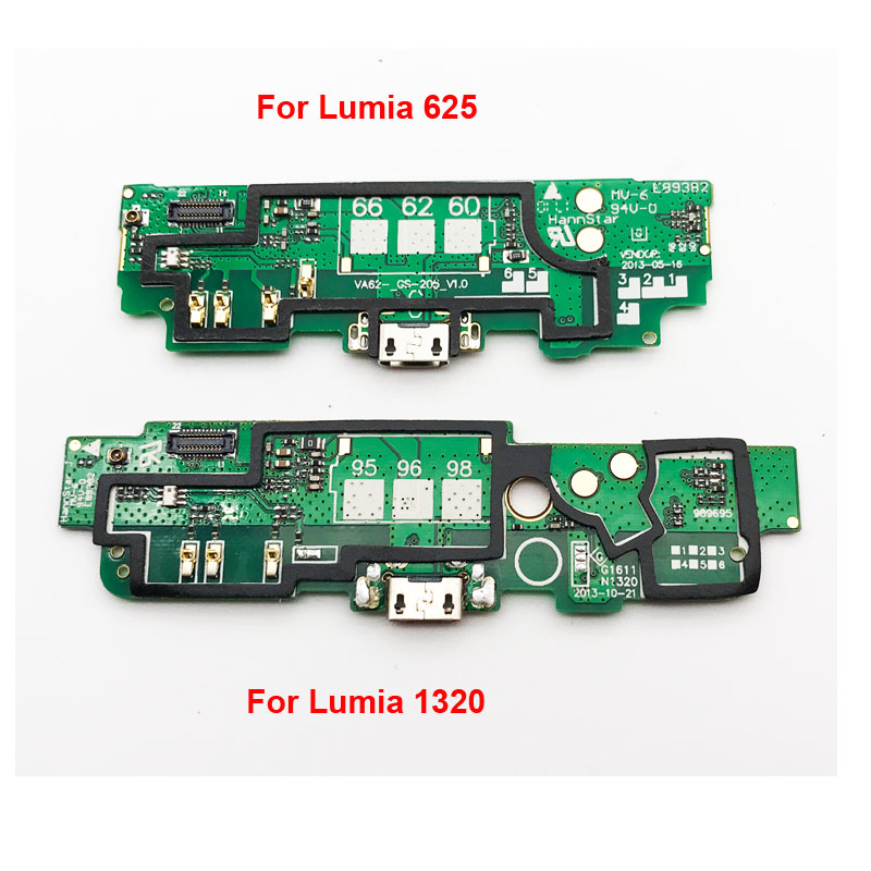 Nuovo Per Nokia Lumia 625 1320 Micro USB di Ricarica Porta Dock Connettore del Caricabatterie Spina PCB Board Flex Cavo a Nastro