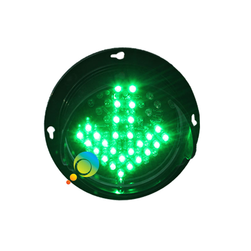 Module de circulation pour la sécurité routière, dc 12v, 100MM, croix rouge, flèche verte, led