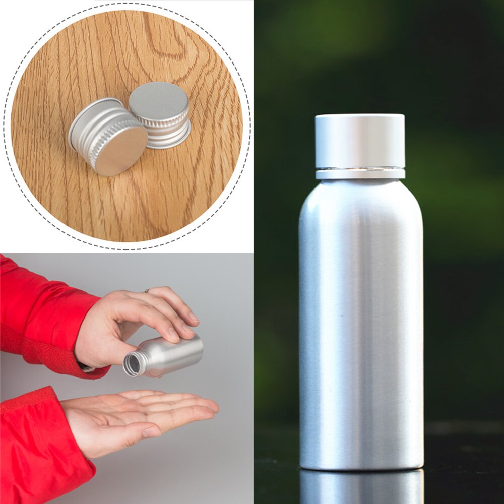 40-250ml nueva botella de aluminio con tapa de aluminio cosméticos Sub-Bottle Containers Travel Empty Containers
