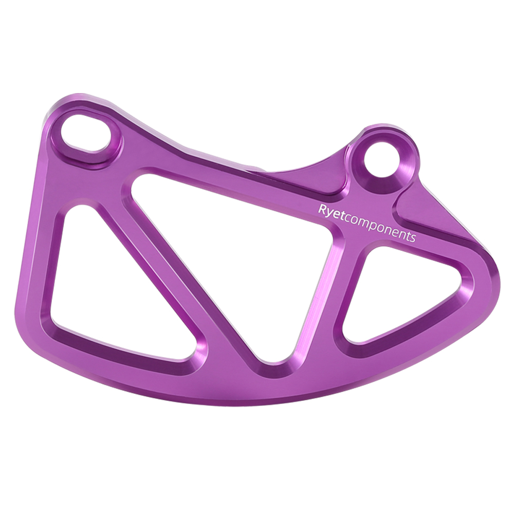RYET MTB Bash Guard For Bicycle Chain Guide Mountain Bike Chains Stabilizer 28-32T 34-36T Chainring Protector MTB Bash Plate: VIOLET/紫罗兰