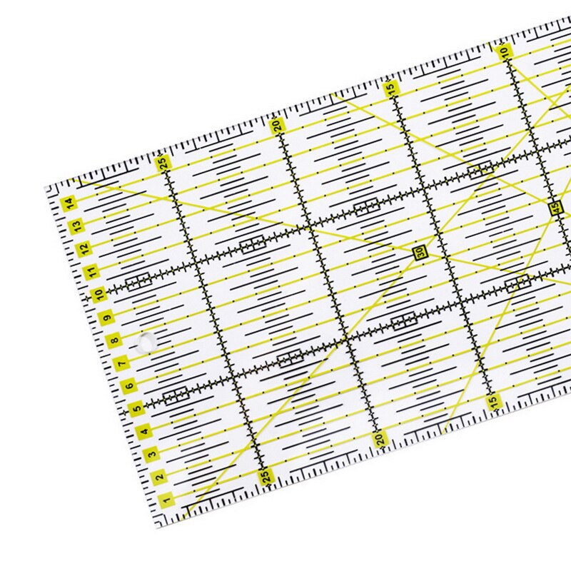 Quilten liniaal diy tekenlinialen voor kinderen studenten kantoor school naaien acryl patchwork doek quilten tuler multifunctioneel