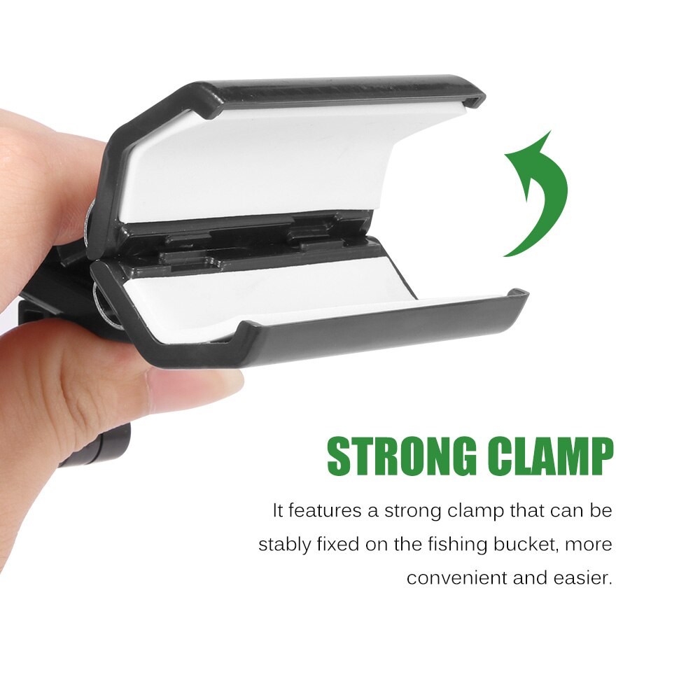 Fishing Equipment Fishing Rods Holder Fish Pole Stand Bucket Clips Adjustable Hand Rod Holder Use Fishing Tools
