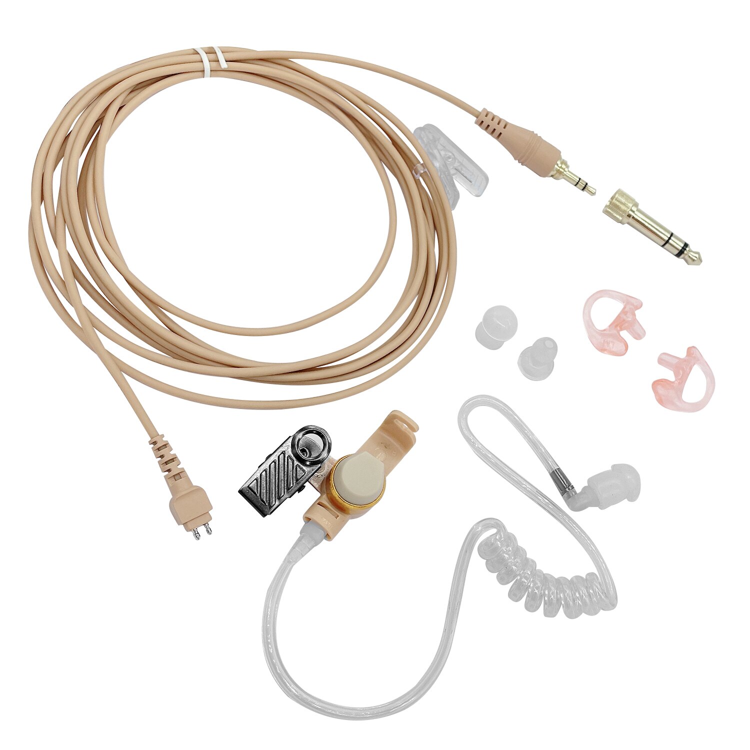 Universele Ifb Headset 3.5Mm Professionele Headset Compatibel/Iphone, Android, Telex, Clear-Com, comrex, Lecstronics: Default Title