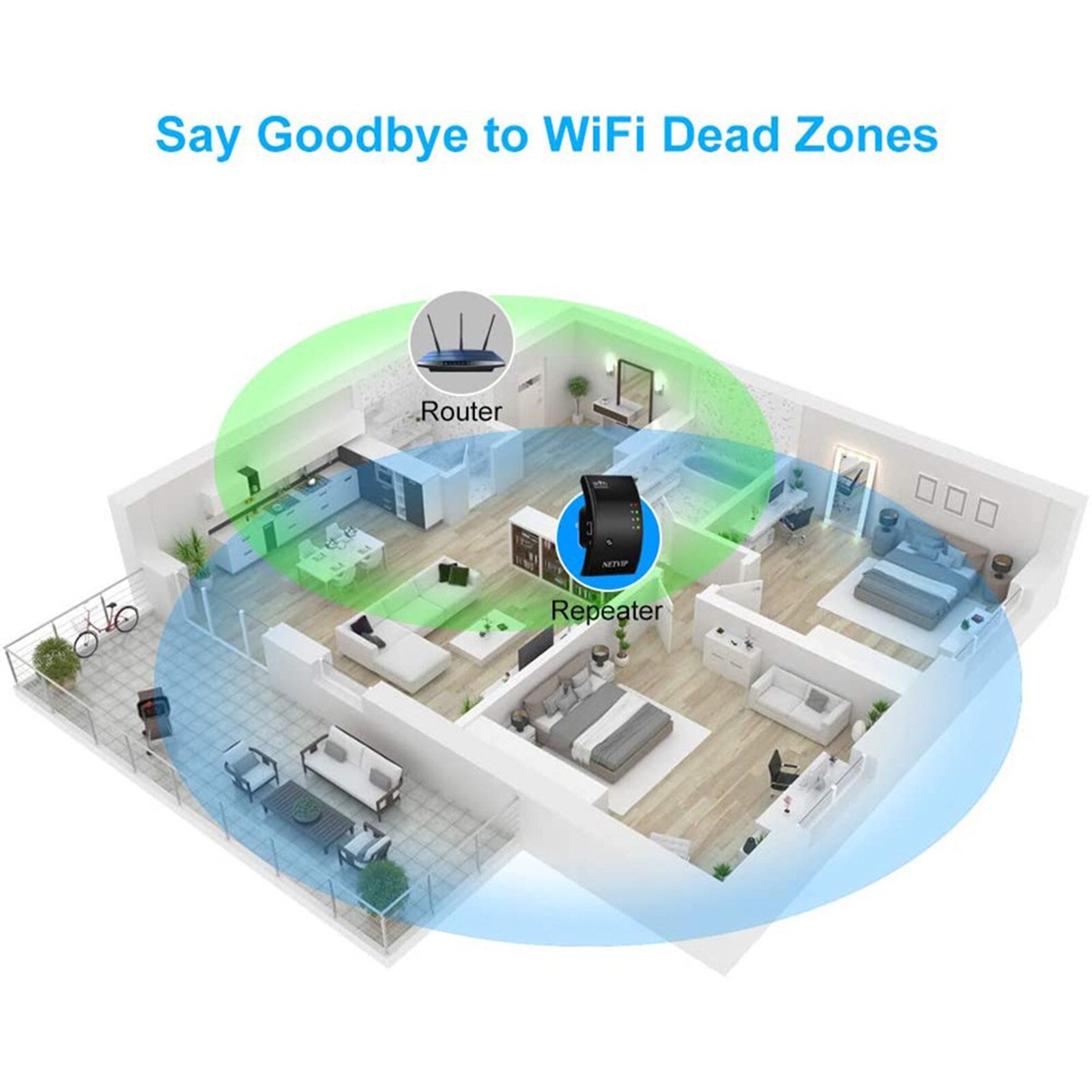 Wifi Signal Amplifier 300mbps Wifi Repeater Signal Super Booster Amplifier Range Extender Us#g30