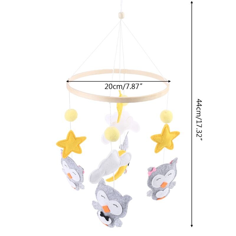 Wieg Mobiele Rammelaar Speelgoed Baby Wind Chime Hanger Bed Bell Kinderen Kamer Nursery Decoratie Opknoping Ornament Fotografie Props