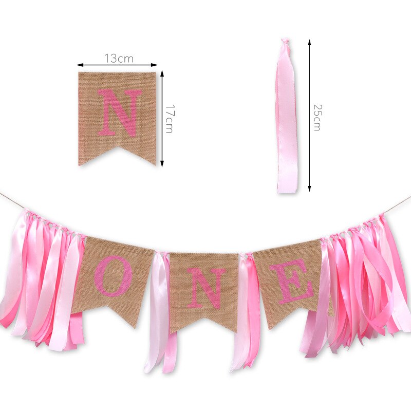 One Year Disposable Tableware 1st Birthday Banner Kids Happy Birthday Banner 1 One Year First Birthday Boy Baby Shower: Army Green