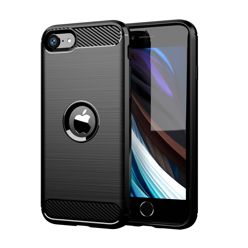Voor Cover Iphone Se 2022 Case Voor Iphone Se 2022 Cover Terug Soft Tpu Case Voor Iphone 6 7 8 plus 11 12 13 Pro Max Se 2022 Fundas: PC / Black
