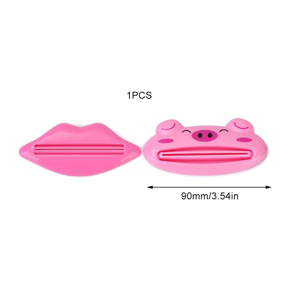 Animal Easy Toothpaste Dispenser Plastic Tooth Paste Tube Squeezer Useful Toothpaste Rolling Holder For Home Bathroom