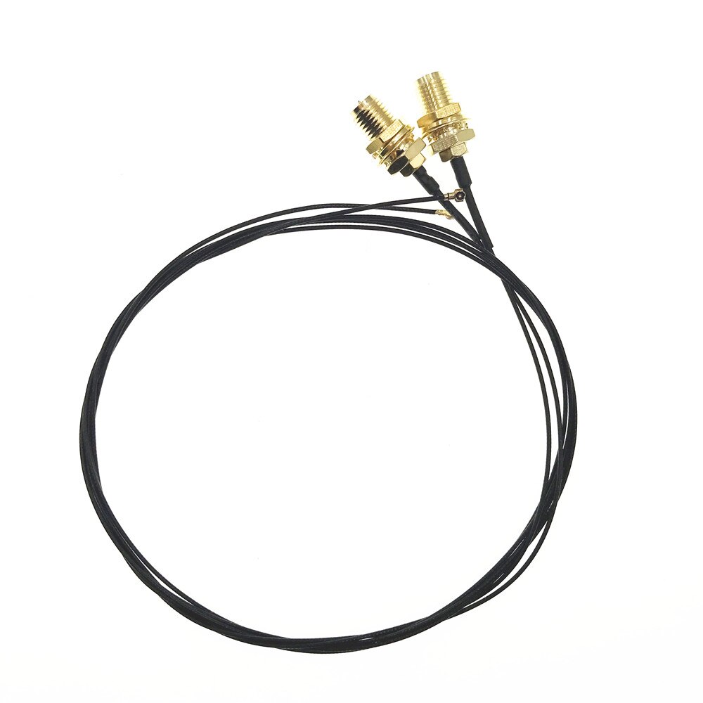 2 Stuks 2M Wifi Kabel RP-SMA MHF4/Ipx Pigtail Kabel Voor Ngff M.2 Kaart Intel AX200 AX210 AX201 9260NGW 8265 3G/4G Module